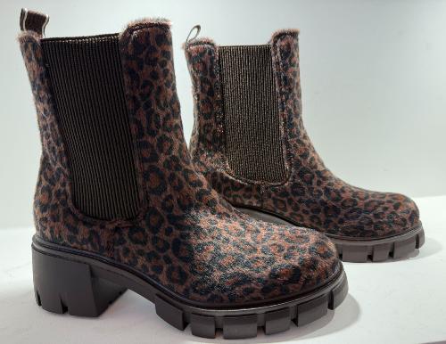 Bottines chelsea léopard HERINE BT2815 VW
