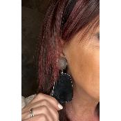 Boucles Oreilles noir