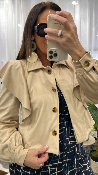 Veste courte beige KXGI0188 KKS