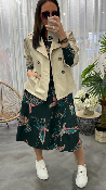 Veste trench court beige 50968299 MM 