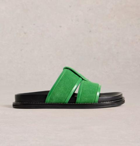 Sandales cuir vert 443513 WHITE STUFF