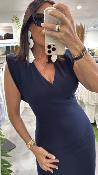 Robe longue marine AEQRJKP IMPERIAL