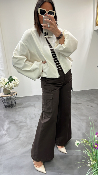 Veste bomber effet satin beige VHI4JGE IMPERIAL