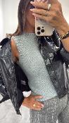 Pull sans manches à strass MRK685 MR