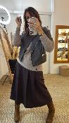 Perfecto manches courtes en cuir marron V3025831 IMPERIAL