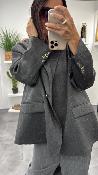 Veste Blazer oversize gris JQ44KEE IMPERIAL