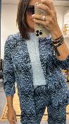 Veste blazer éclair bleu 50686229