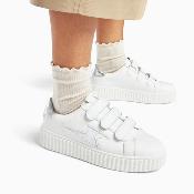 Basket blanche VIRGINIE BK2753 WU