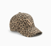 Casquette lopard  monogramme brod CA001 