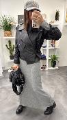 Veste en cuir souple noir T36Y0085 Souvenir 