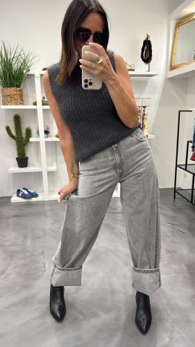 Jeans large baggy gris clair C38S0025 Souvenir 