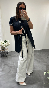 Pantalon cargo blanc KSPA7629 KKS