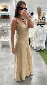 Combinaison beige clair sans manches 053-244001