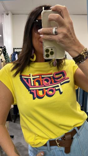 Tee shirt jaune RICHIE MHJ