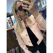 Veste vinyl rose Bella 