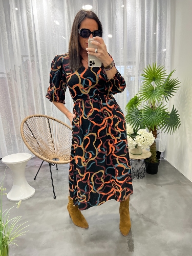 Robe longue ceinturée ANGIE 442733 WHITE STUFF 