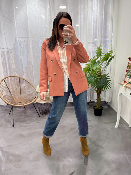Veste blazer terracotta PARFAITE G&M