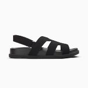 Sandales plates black SALLY 2790 WU