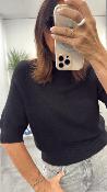 Pull manches courtes noir M3025857 IMPERIAL