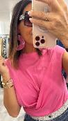 Tee shirt rose fronc M3162M MR