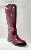 Bottes cavalière cuir bordeaux GR6297