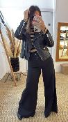 Perfecto en cuir Noir V3025830 IMPERIAL