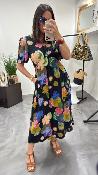 Robe longue bleue marine 443527 Lucy WHITE STUFF