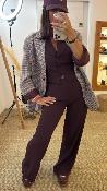 Veste gilet barman bordeaux LC28KHX IMPERIAL