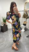 Robe longue bleue marine 443527 Lucy WHITE STUFF