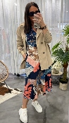 Veste trench mi-long beige 50984245 MM 