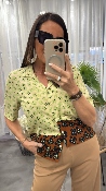 Blouse fluide trèfle WWU184 NT