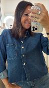 Chemise bleu jeans oversize 054-216900 BSB