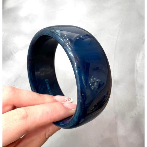 Bracelet jonc bleu