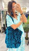 Robe longue bleue 443527 Lucy WHITE STUFF
