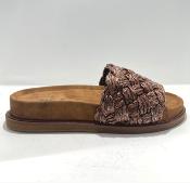 Sandales mules plateforme bronze AN-10-25 ANAMAIA
