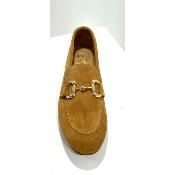 Mocassin cuir camel CM2825