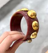 Bracelet jonc rose