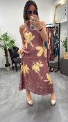 Robe longue fluide bicolore uvetta M2371A MR
