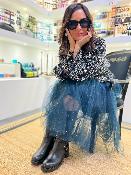 Jupe longue tulle paillettes 10610752 BELL