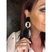 Boucles Oreilles noir