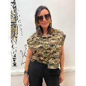 Chemise militaire à sequins C773J145 DIXIE