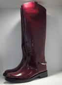 Bottes cuir cavalière bordeaux GR6297 