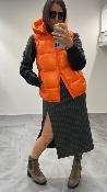 Doudoune sans manches CESAR orange GERTRUDE