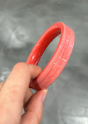 Bracelet jonc rose