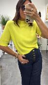 Pull manches courtes jaune fluo M3025857 IMPERIAL