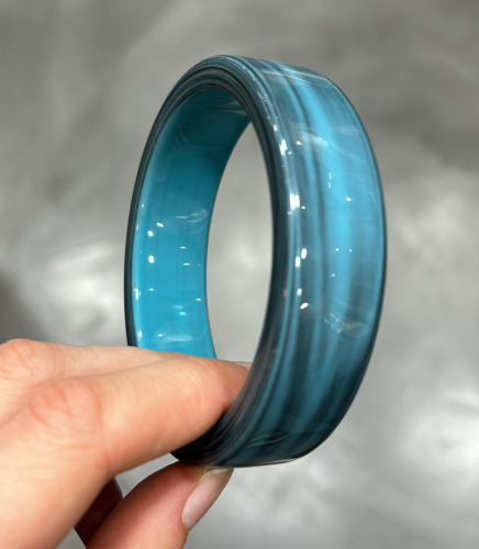 Bracelet jonc nuance de bleu
