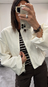 Veste bomber effet satin beige VHI4JGE IMPERIAL