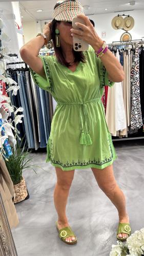 Robe de plage Bella verte 443080 WHITE STUFF 