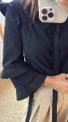 Chemise Lavallière Noir W36S0863 SOUVENIR