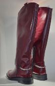 Bottes cuir cavalière bordeaux GR6297 
